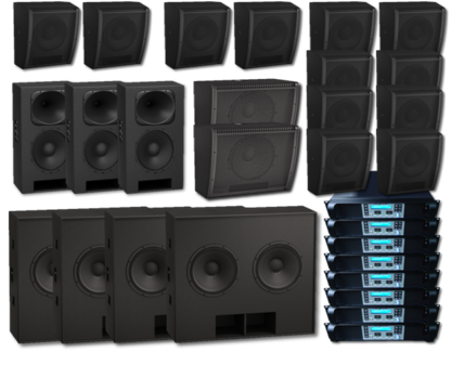 Комплект звукового оборудования  для кинозалов до 200м2